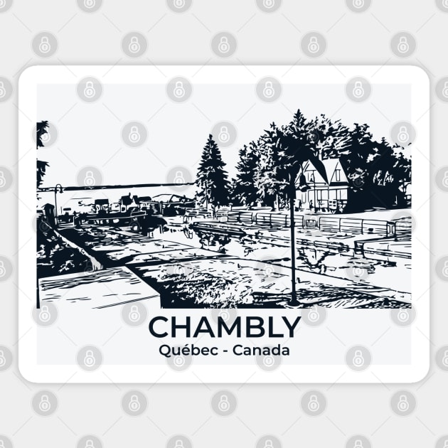 Chambly - Québec Magnet by Lakeric